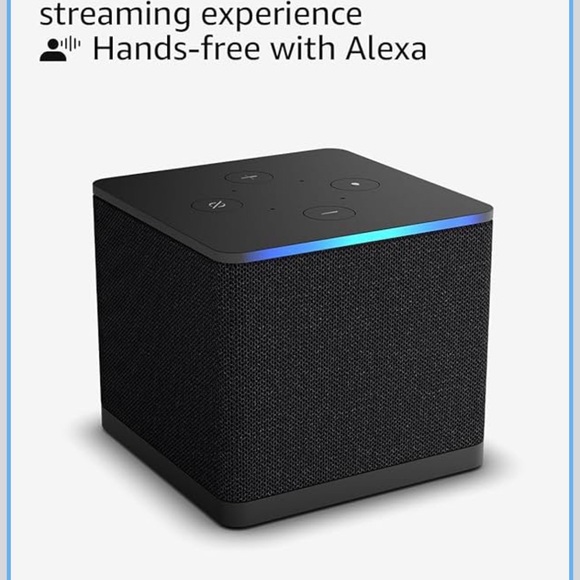 Amazon TV Cube with Alexa Remote and Adapter - Picture 2 of 2